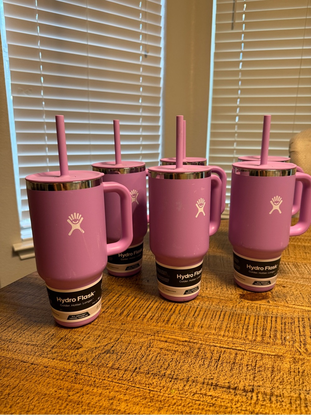 Hydro Flask light purple Insulated Straw Mug with Handle